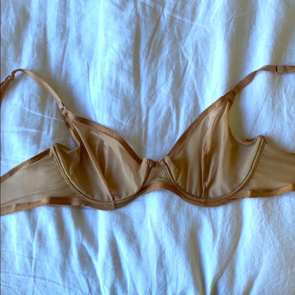 Tan Sheer Bra